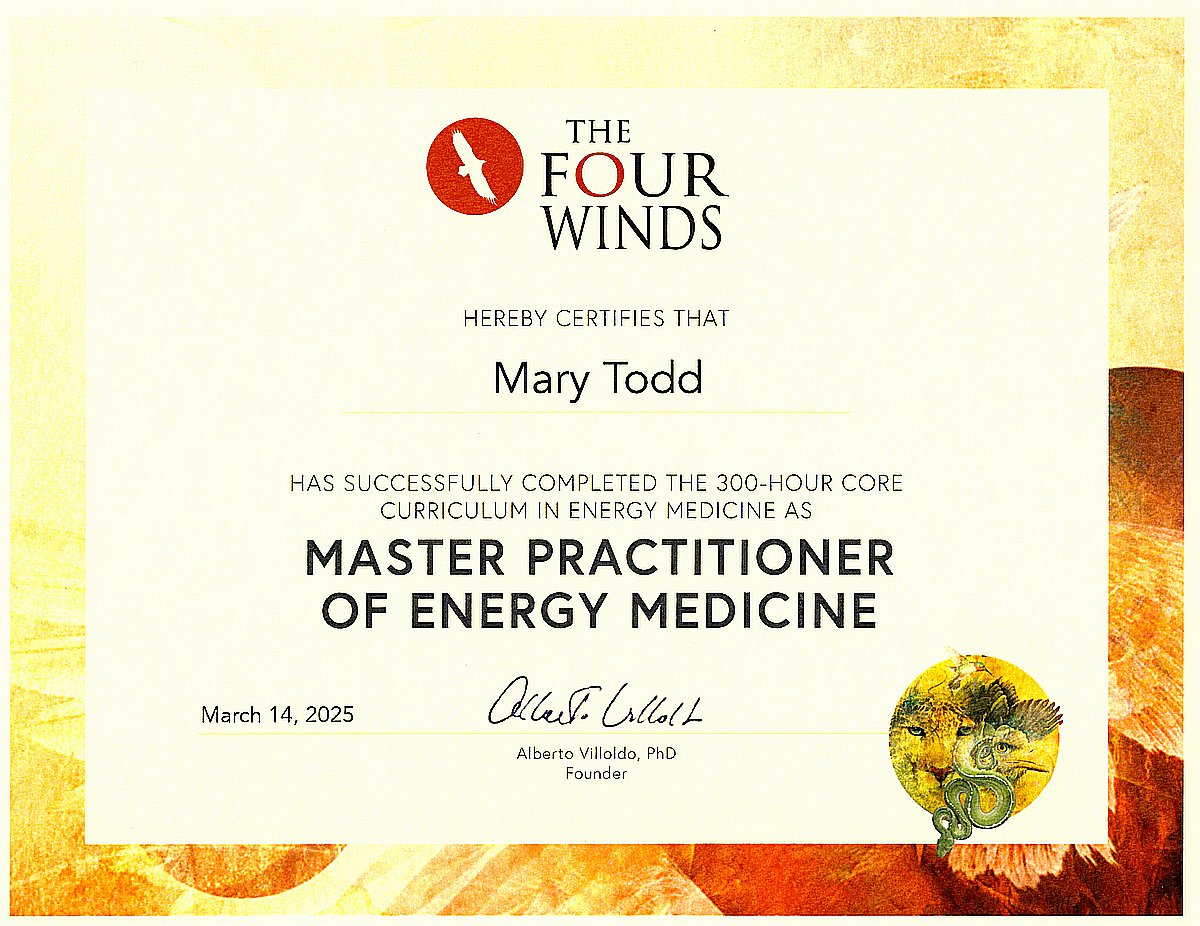 The Four Winds Society – Master Practitioner of Energy Medicine