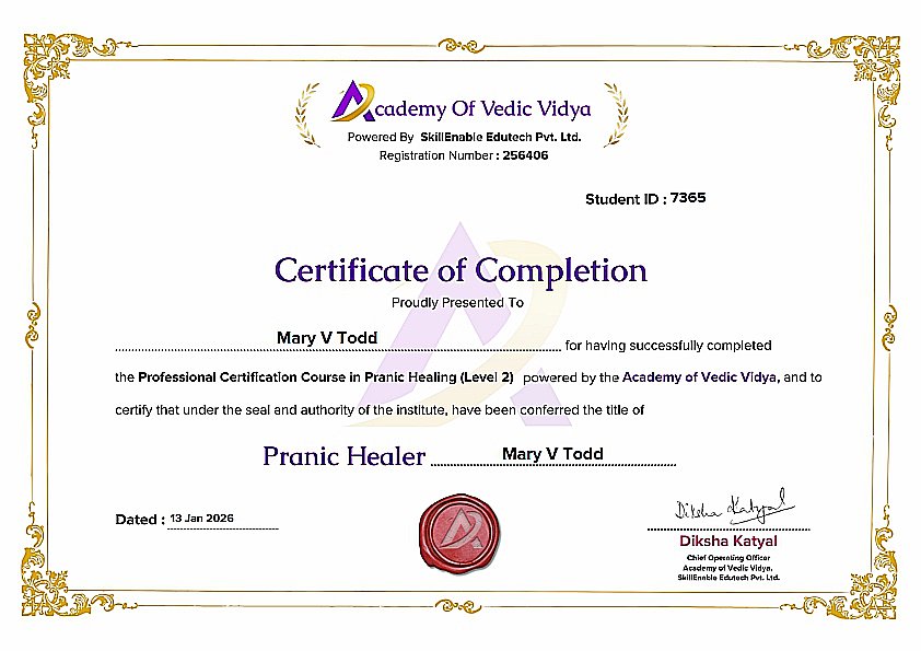 Pranic Healing – Level 2 Advanced Color Prana Manipulation