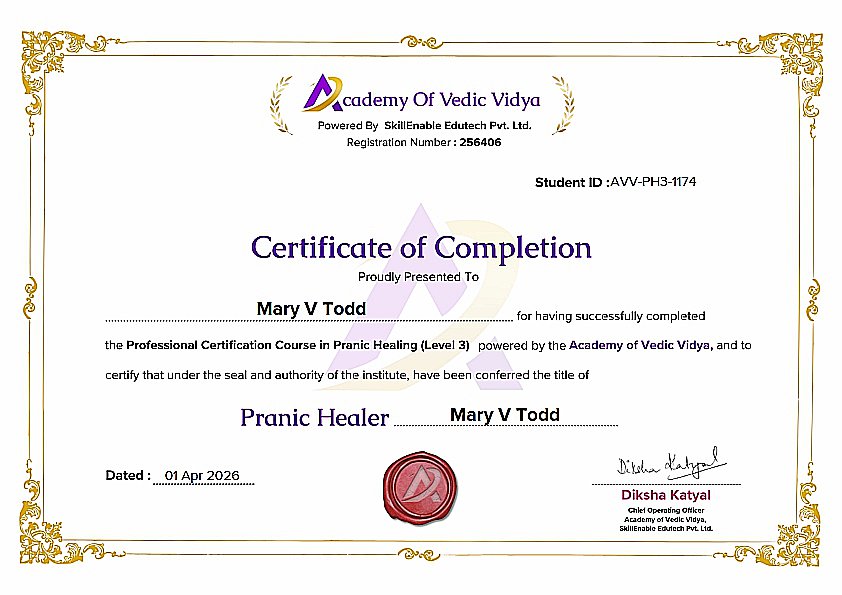 Pranic Healing – Level 3 Emotional Realignment & Psychotherapy