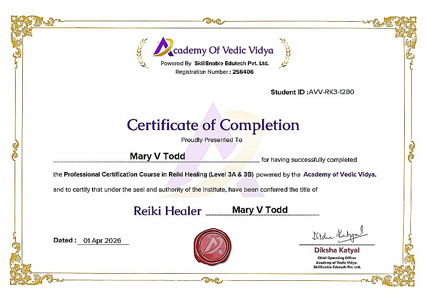 Usui Reiki – Advanced Reiki Training & Master Level (3A & 3B)